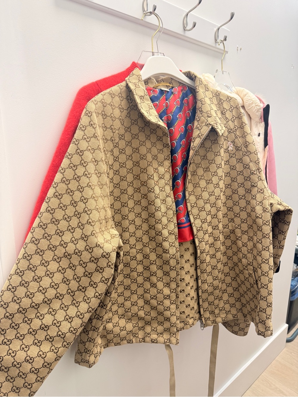 Gucci 2019 Year of the Pig GG Monogram Embroidered Jacket